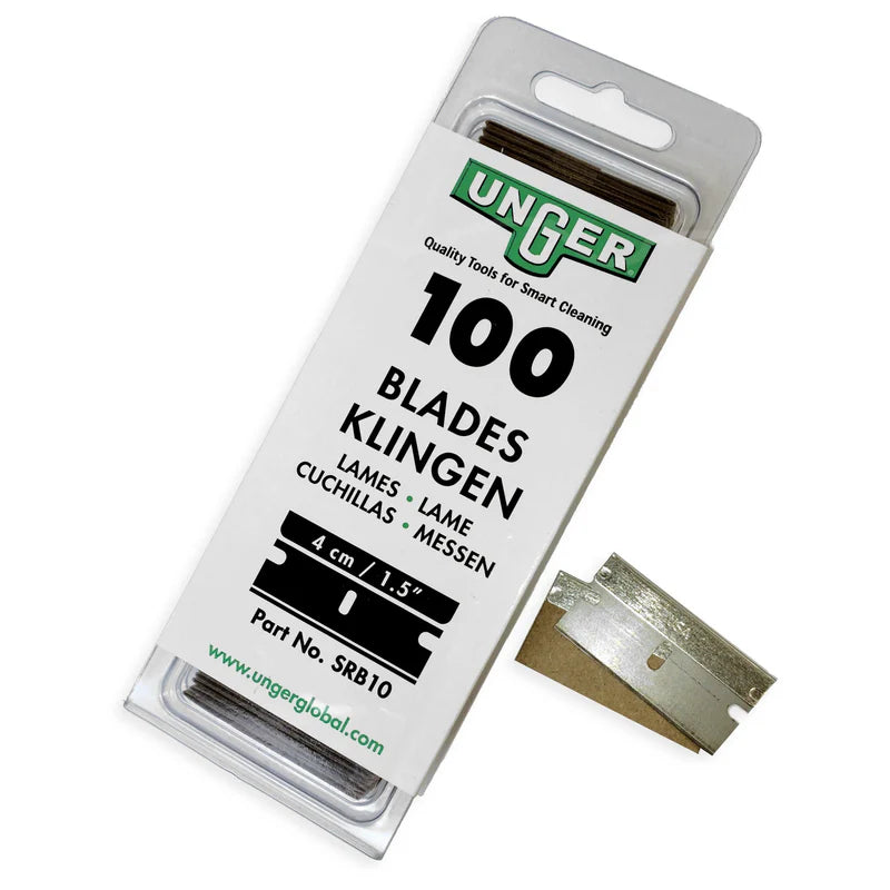 Unger ErgoTec® Safety Scraper Blades 1.5"/4cm - Bulk Packs